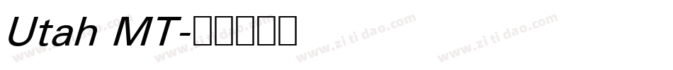 Utah MT字体转换